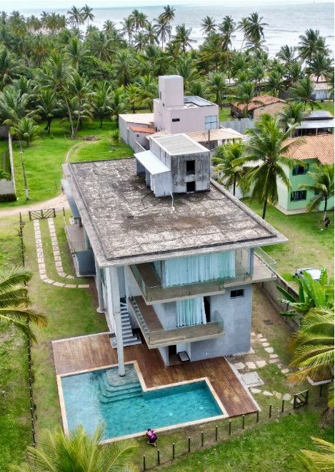Casa Alto Padrão Pé na Areia em Olivença - Ilhéus/BA em Olivença, Ilhéus